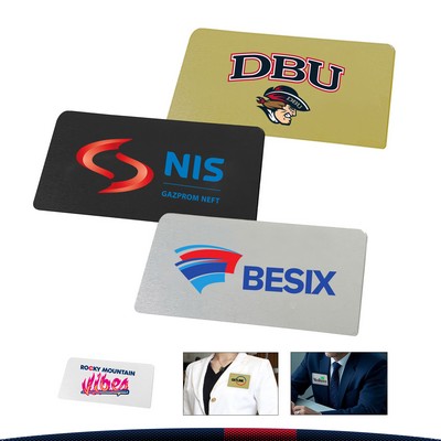 Tofia Metal Name Badge